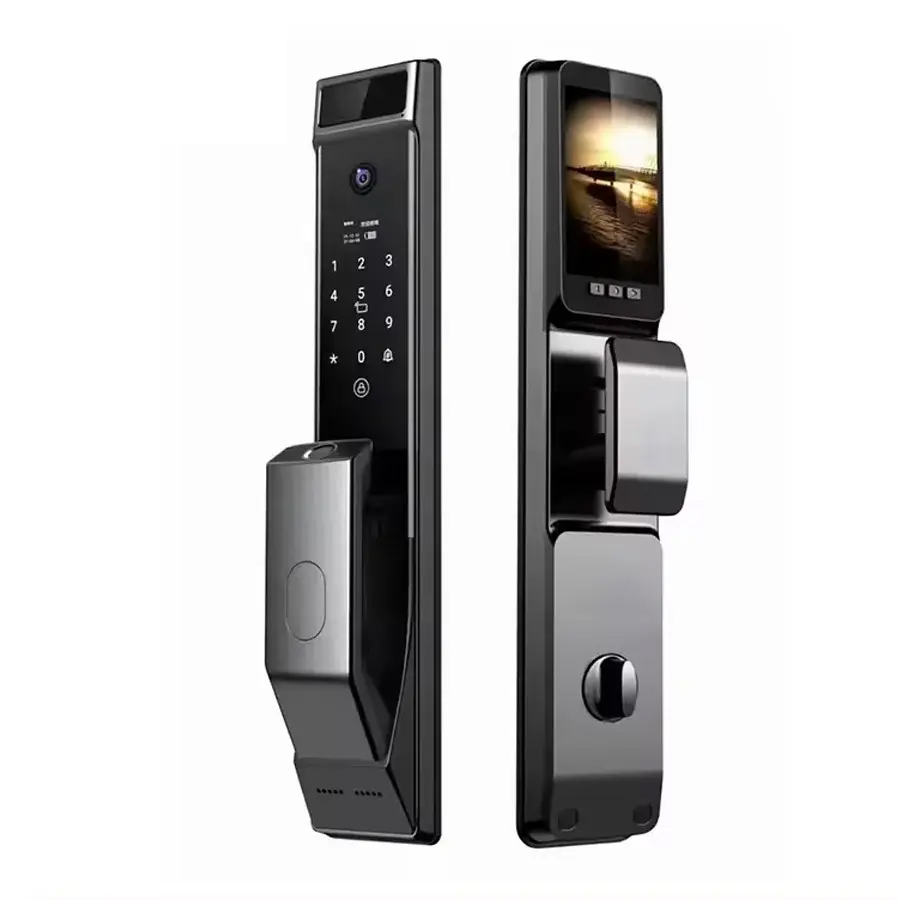 Face Recognition Smart Door Lock With Camera Smart Fingerprint Digital Lock