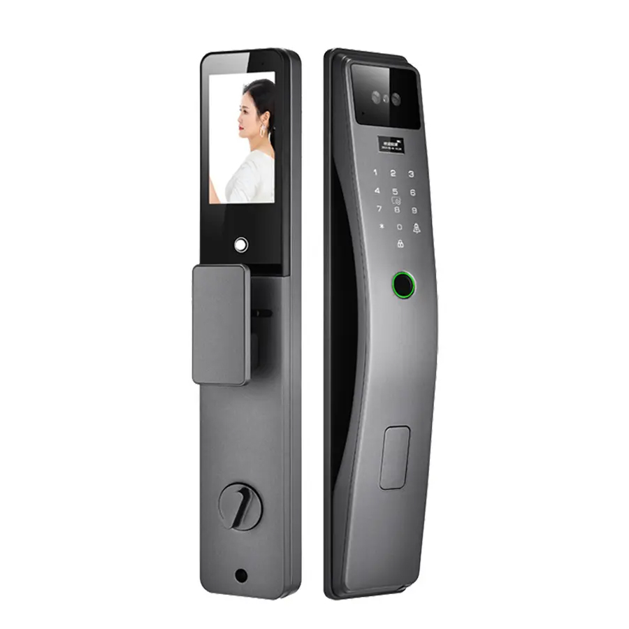 Smart 3D Face Recognition Smart Door Lock Real Time Video Intercom Wifi Intelligent Door Lock