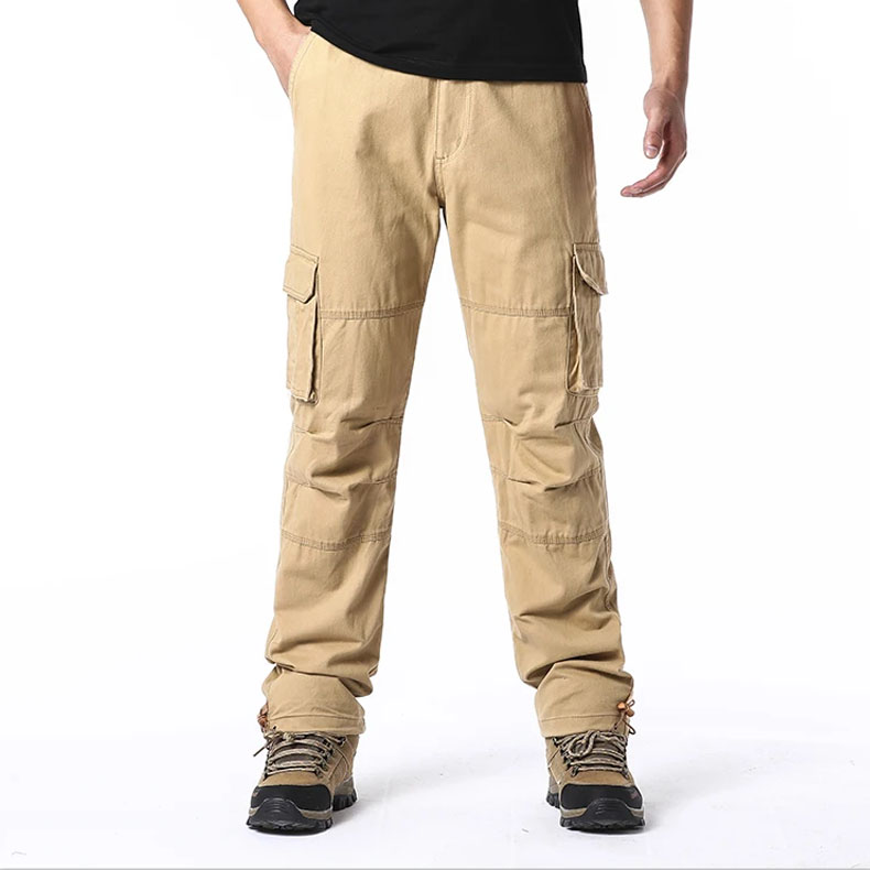 Men's Large Pocket Loose Overalls Outdoor Sports J...