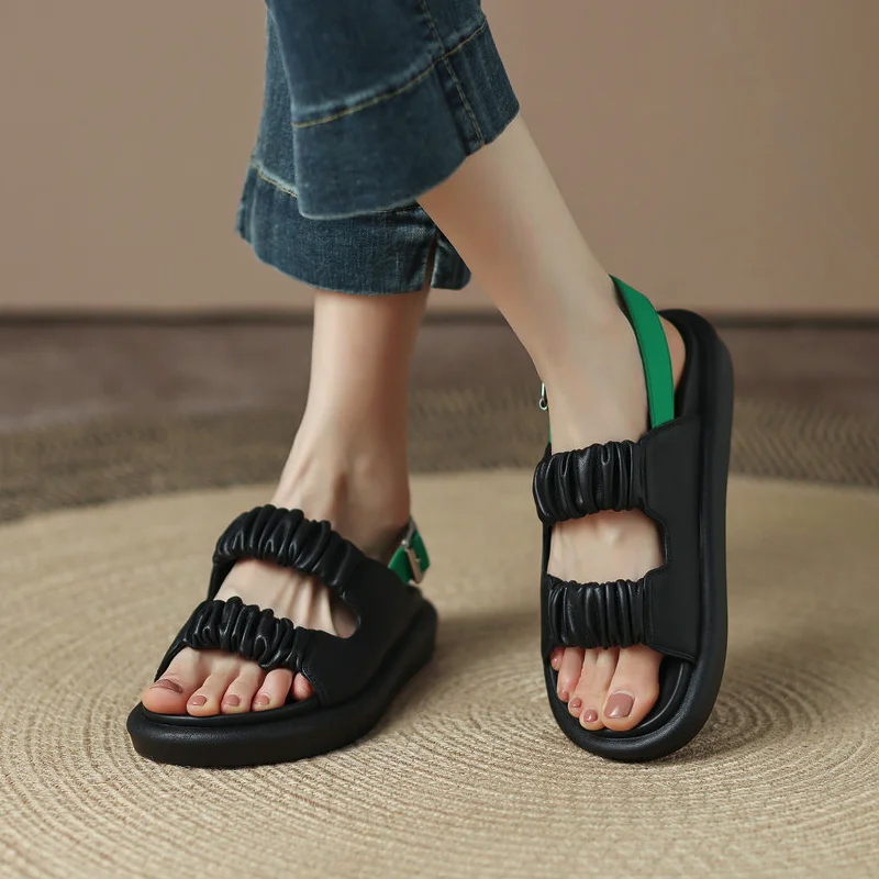 Genuine Leather Slin...