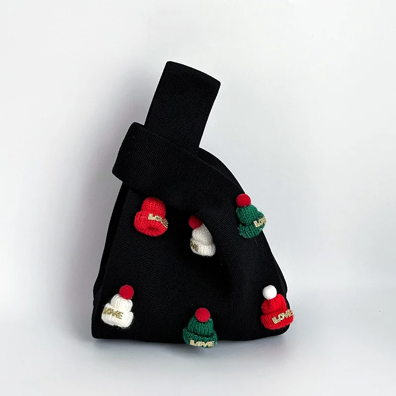 Women Wrist Bag Small Bag For Women Cute Knitted Wrist Bag