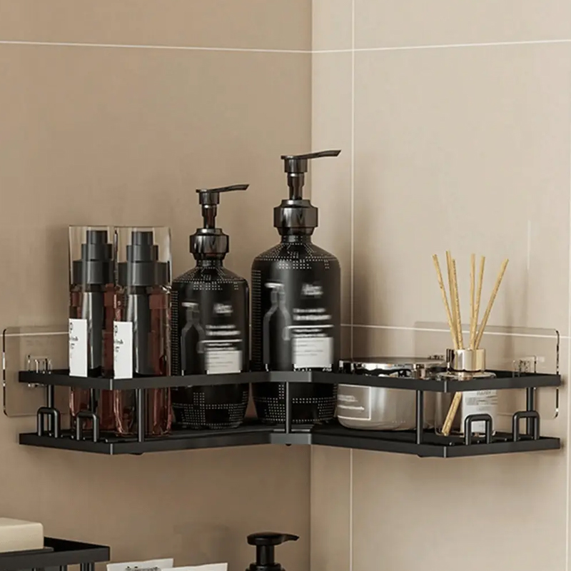 Corner Shower Rack Adhesive Wall-Mounted