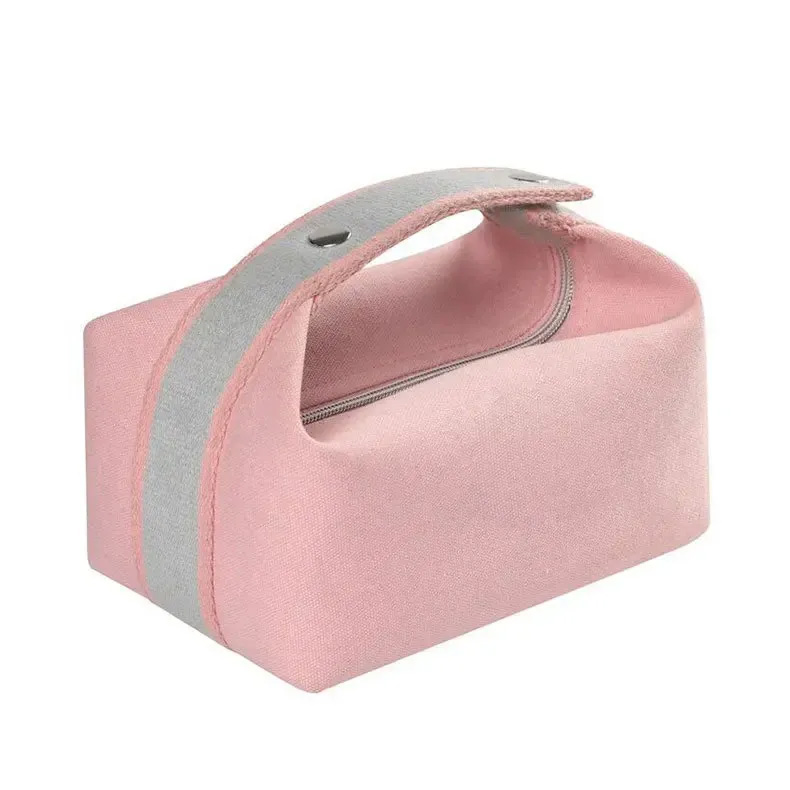 Cosmetic Bags Simple And Portable Hand-Held Canvas Bag Makeup Large Capacity Waterproof Storage Toiletry Bag