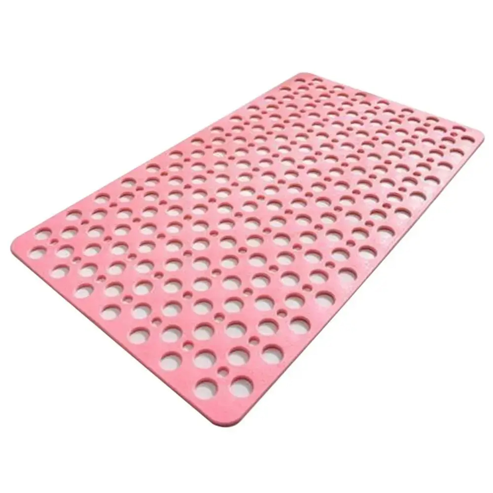 Bath Mat With Drain Holes Non Slip Bath Mat Easy Clean Bathtub Mat With Drain Holes