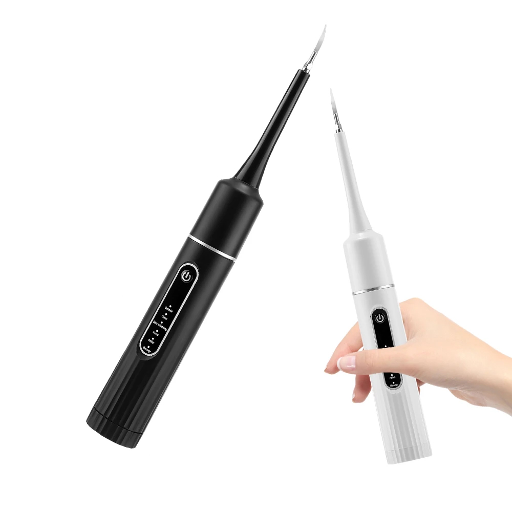 Electric Tooth Cleaner Waterproof Toothbrush Sonic Vibration Dental Scaler Plaque Calculus Tartar Remover