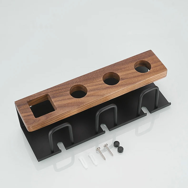 Wall Mounted Toothbrush Holder Aluminium Alloy Woo...