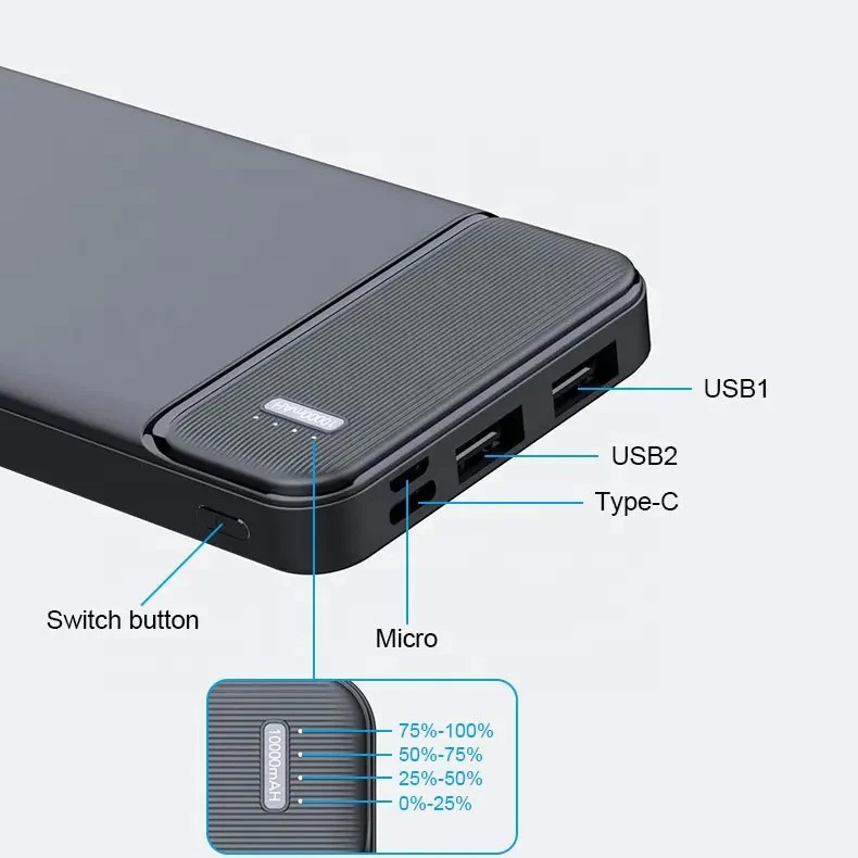 Power Bank Portable Charger External Battery High Capacity Fast Charging Powerbank