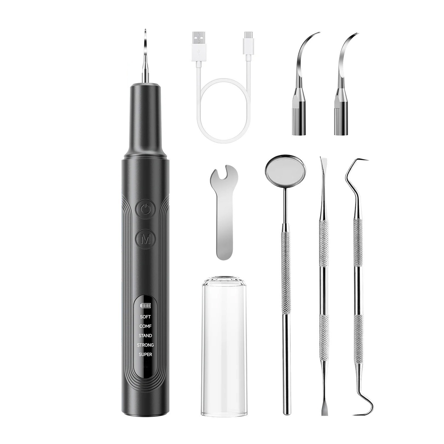 Ultrasonic Tooth Cleaner 5 Modes Tartar Eliminator...