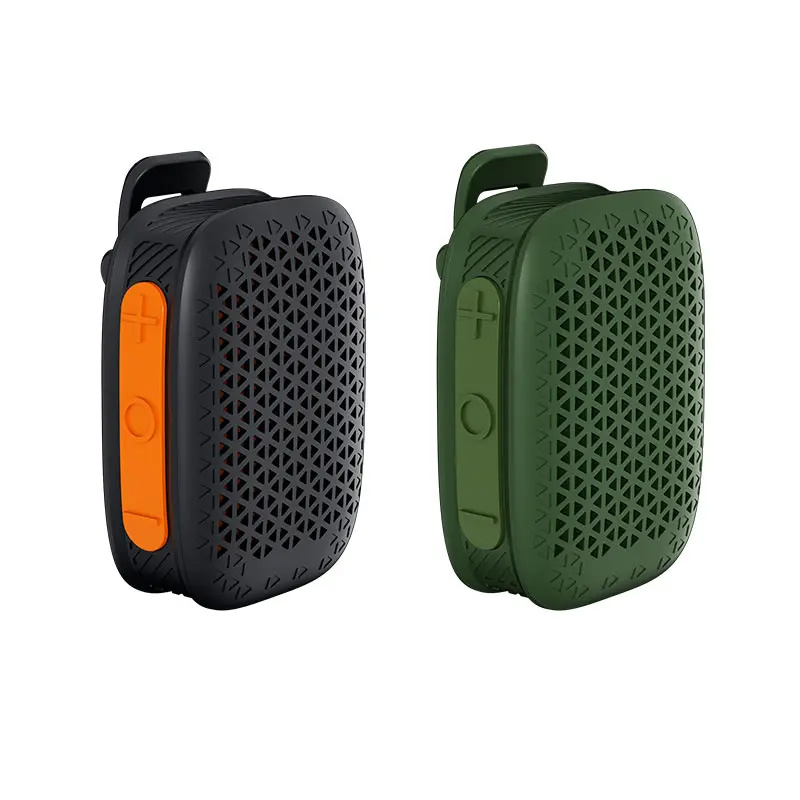 Portable High Fidelity Speaker Wireless Stereo Bass Music Subwoofer Portable Lavalier Speaker With Built-In Mic Speak