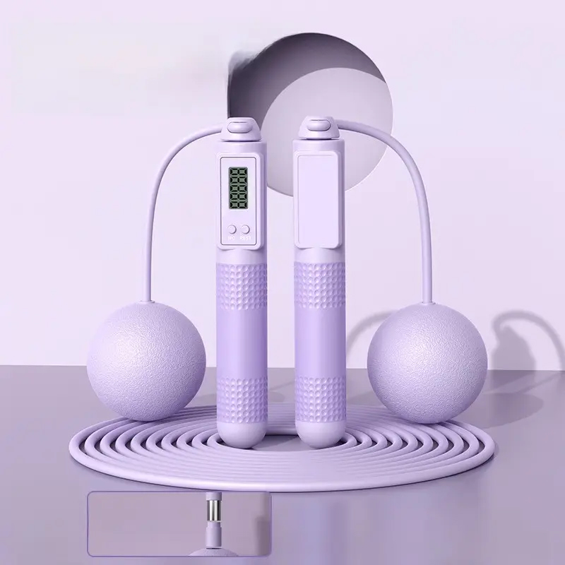 Weighted Ball Jump Rope Electronic Counting Smart Fitn Sports Equipment For Adults And Children Dual Purpose