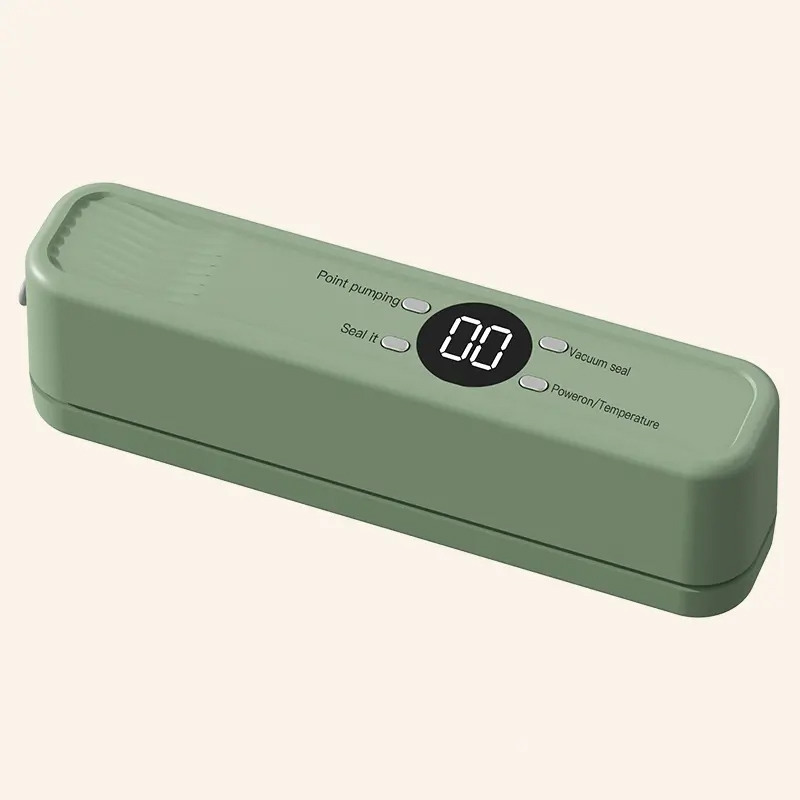 Mini Vacuum Sealer with USB-Rechargeable Portable Wireless Dry/Moist Food Preservation