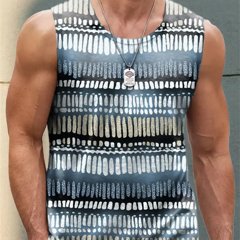 Simple Fashion Men Tank Tops Casual Daily Wear Sleeveless Vest Breathable