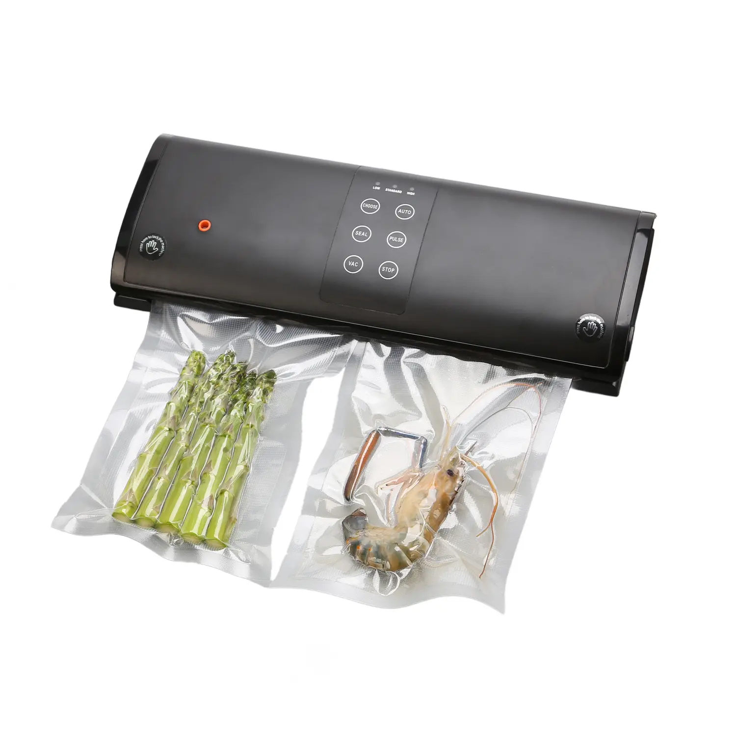 Automatic Food Vacuum Sealer Machine with Touch Screen Dry & Moist Food Modes Air Sealing System for Food Preservation
