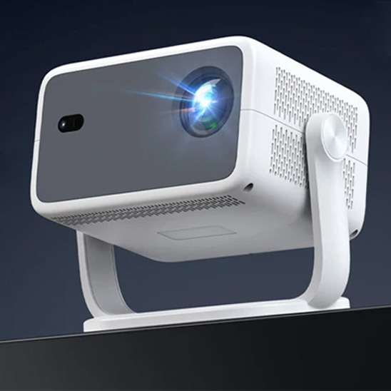 Portable Projector 1080p Autofocus Trapezoid Correction 360 ° Home Theater