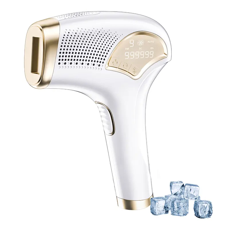 3 in 1 Cooling Laser Hair Removal Rejuvenation Acne Remove 3 Lamp Caps At-home Bikini Trimmer IPL Epilator