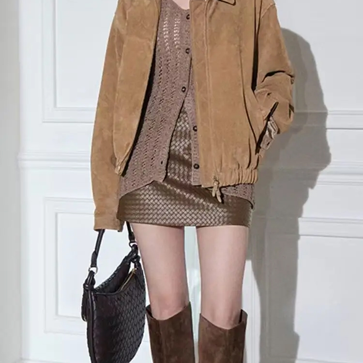 Skirt For Women High End Genuine Sheepskin Simple Versatile