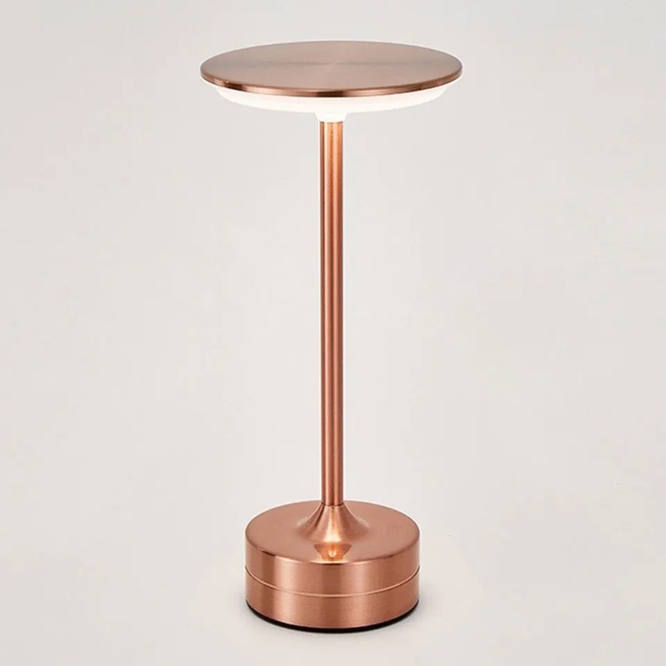 Vintage LED Desk Lamp Touch Control Adjustable Brightness Rechargeable Portable Desk Lamp