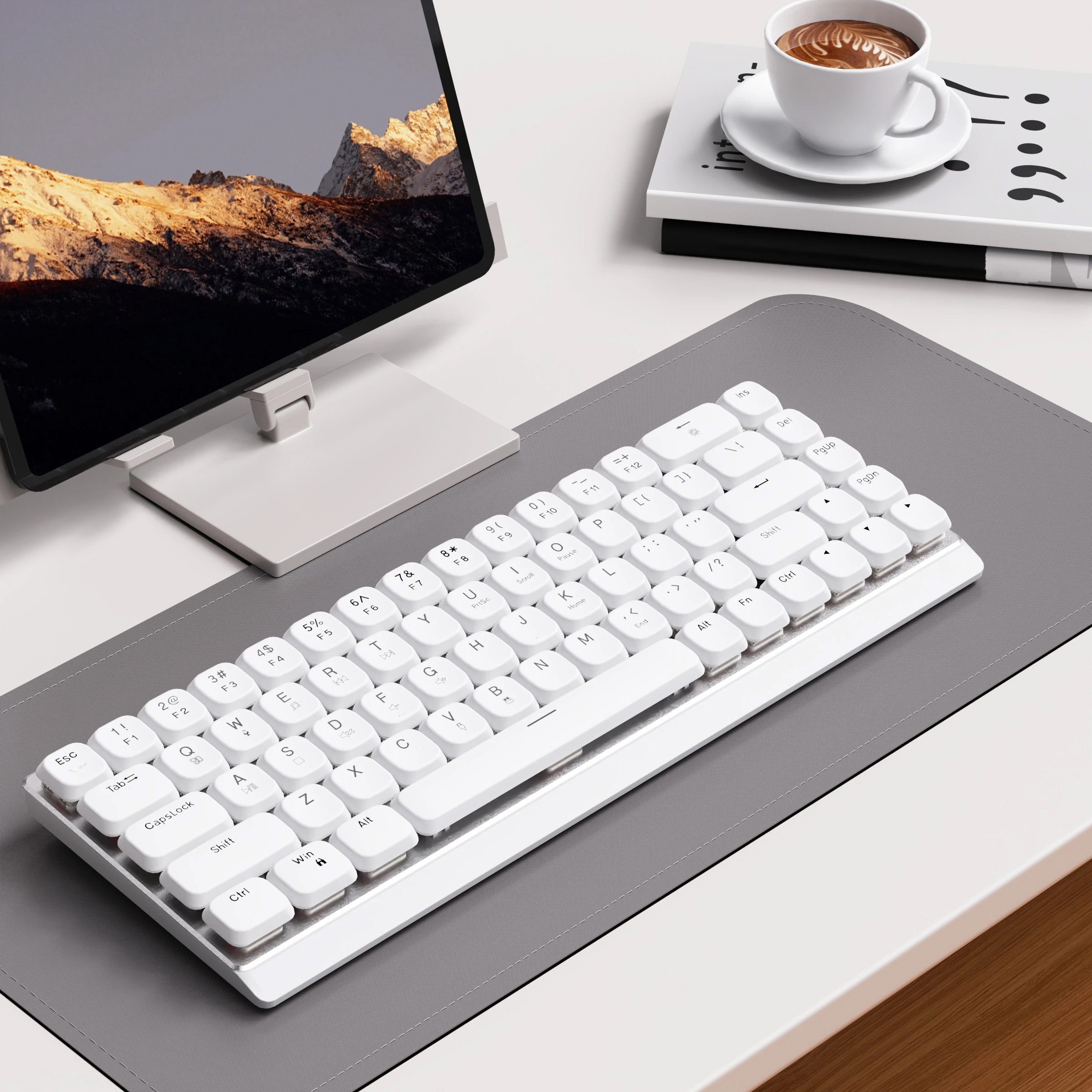 Ergonomic Wireless Silent Gaming Keyboard
