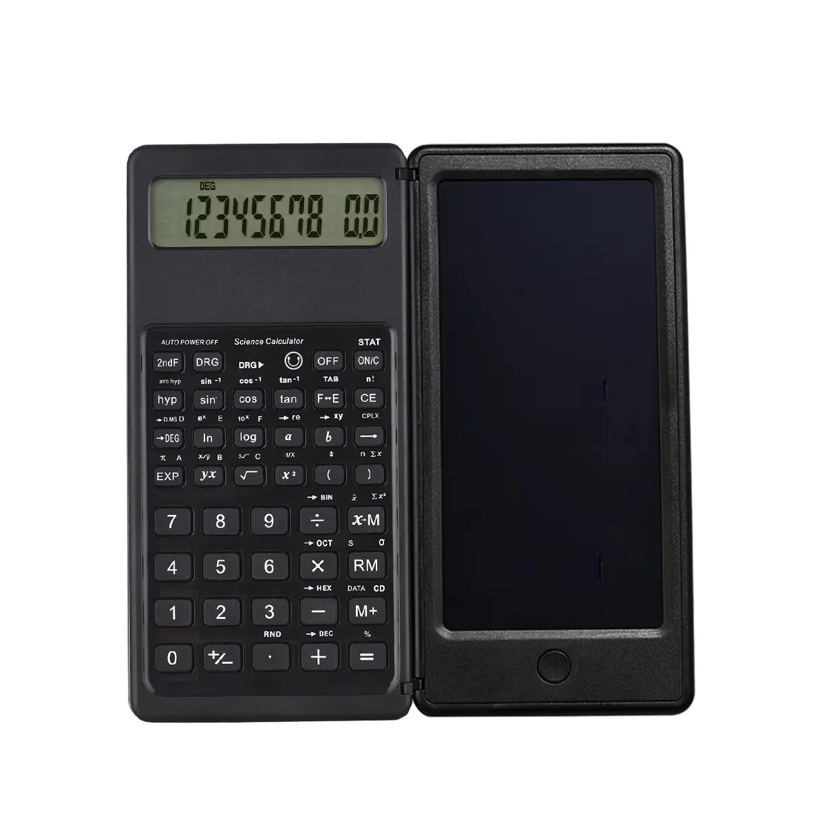Scientific Calculator With Writing Foldable Tablet Multi Functions Engineering Financial calculator