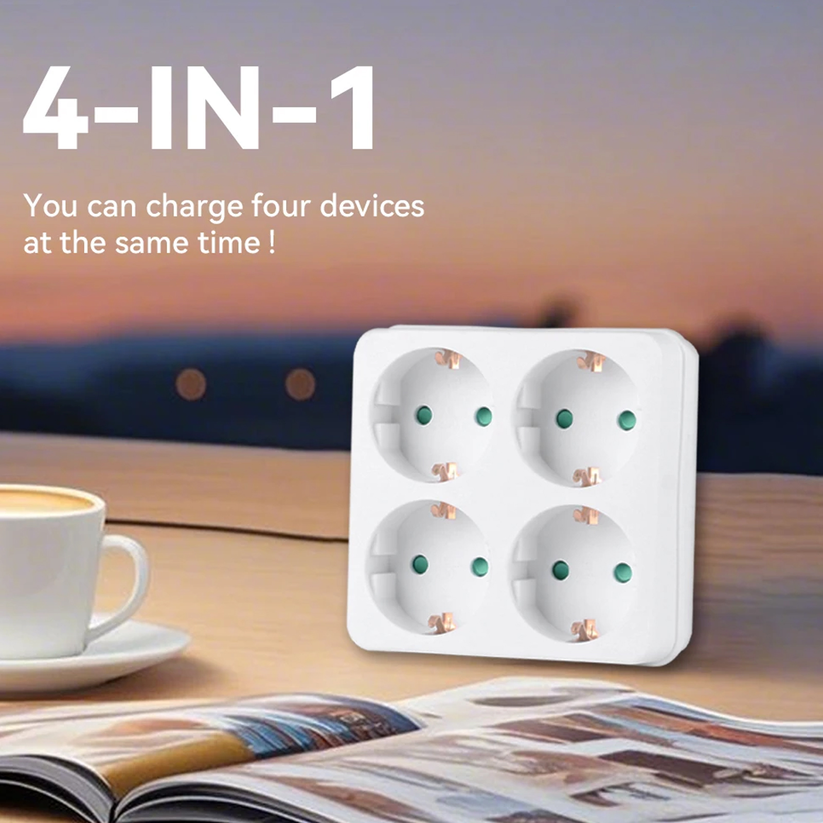 Compact Power Outlet Design Suitable For Office Use