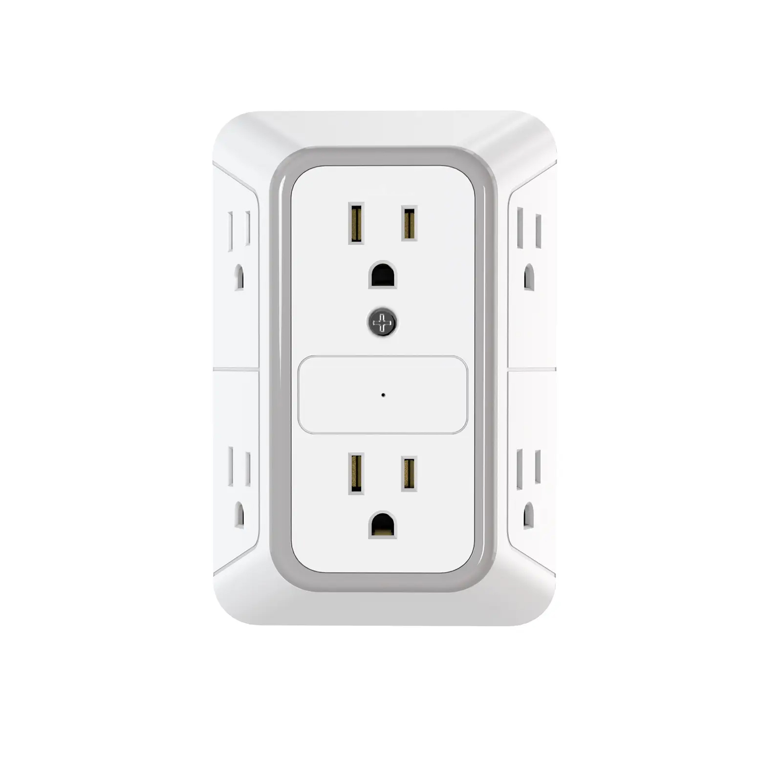 Multi-Functional Wall Socket With Plug And Power Strip
