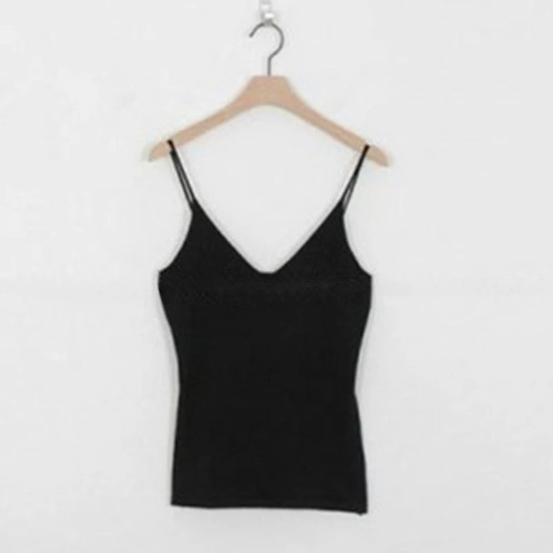 Spaghetti Strap V-Neck Tank Tops Sexy Sleeveless Women Camisole