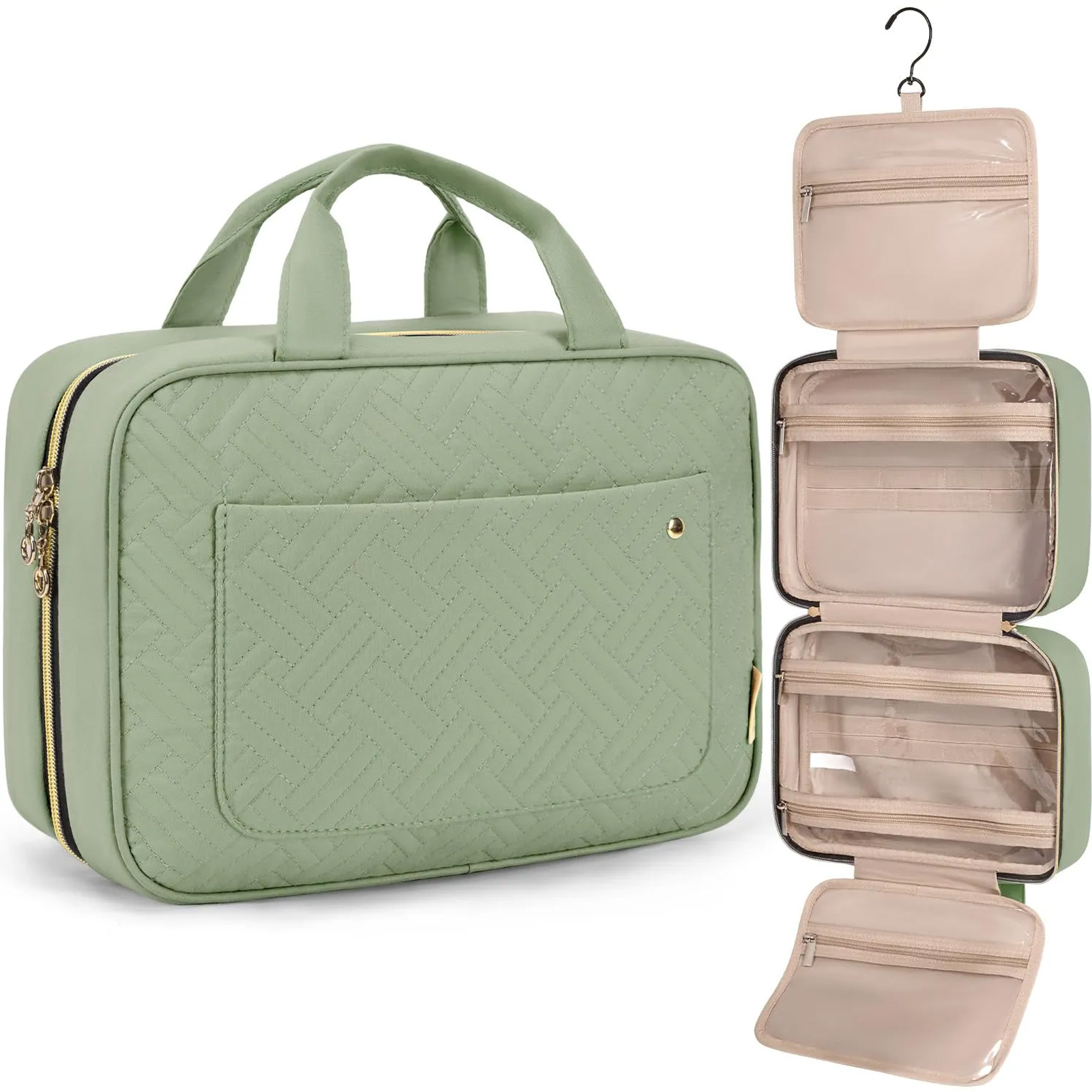 Fashionable Toiletry Bag Hook Waterproof High-End Travel Storage Cosmetics