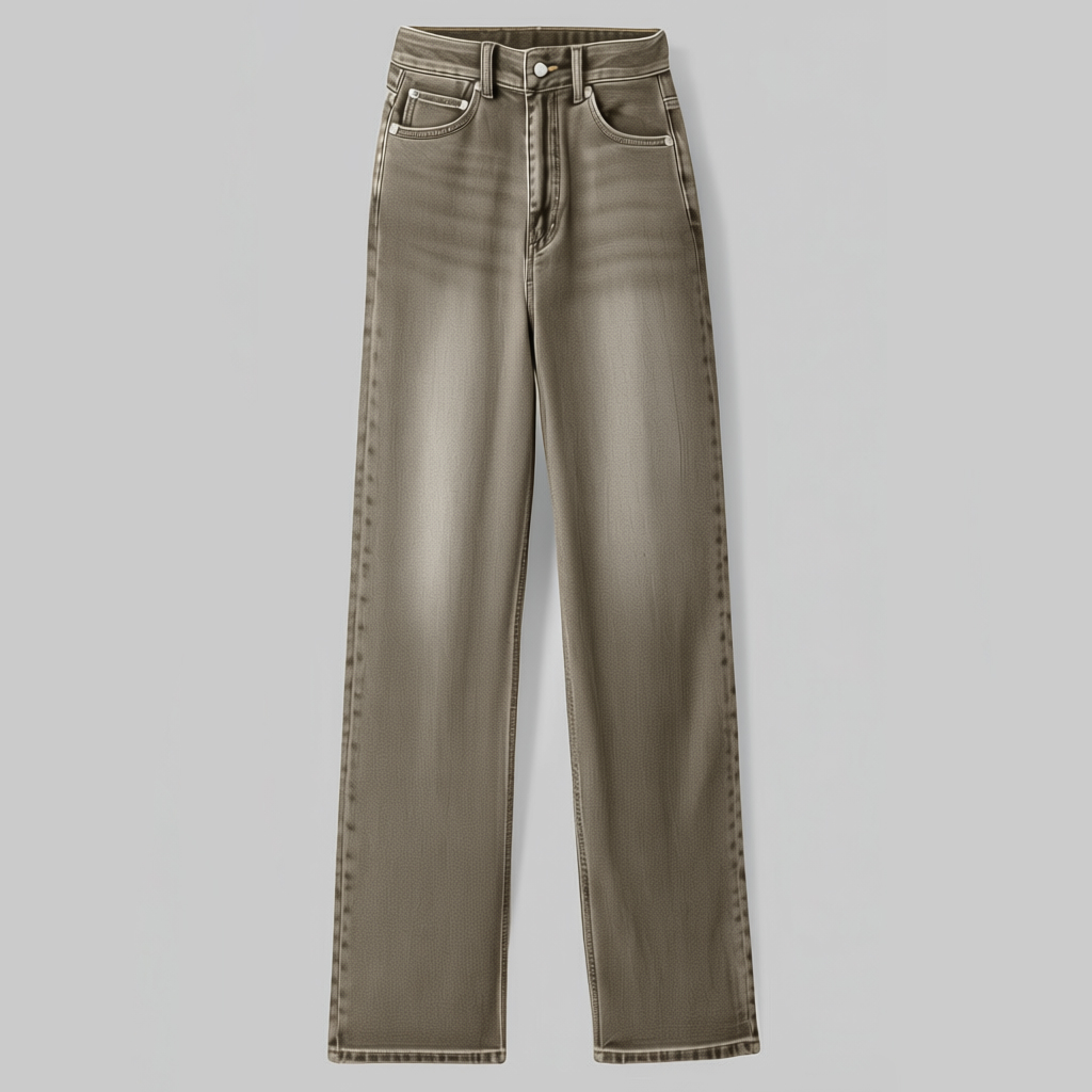 Washing Jean Pants Men Trousers Loose Casual Straight Outdoor Fashion Pants