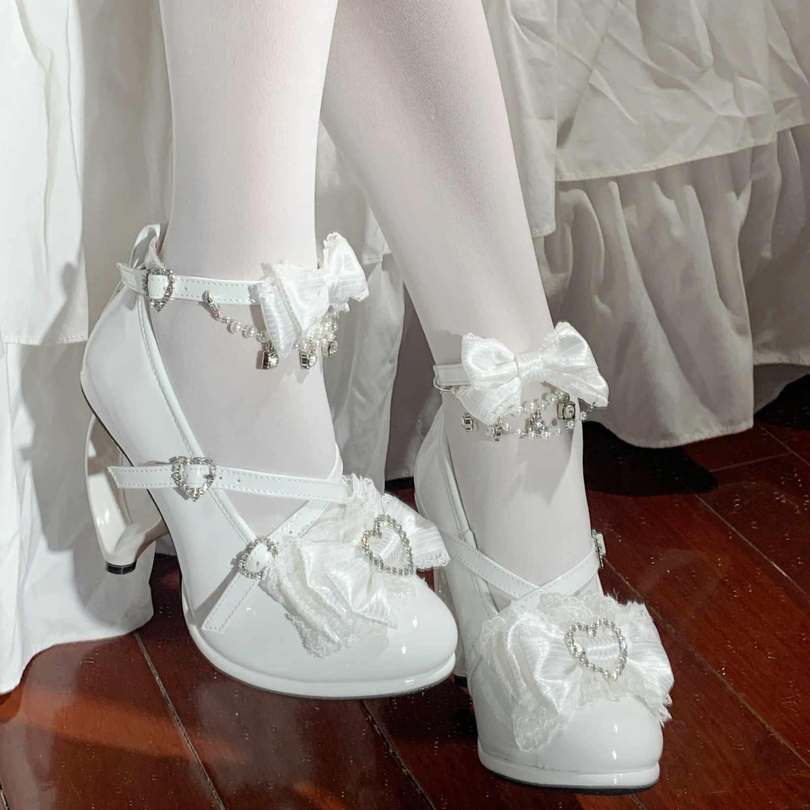 Sweet Bow High Heels
