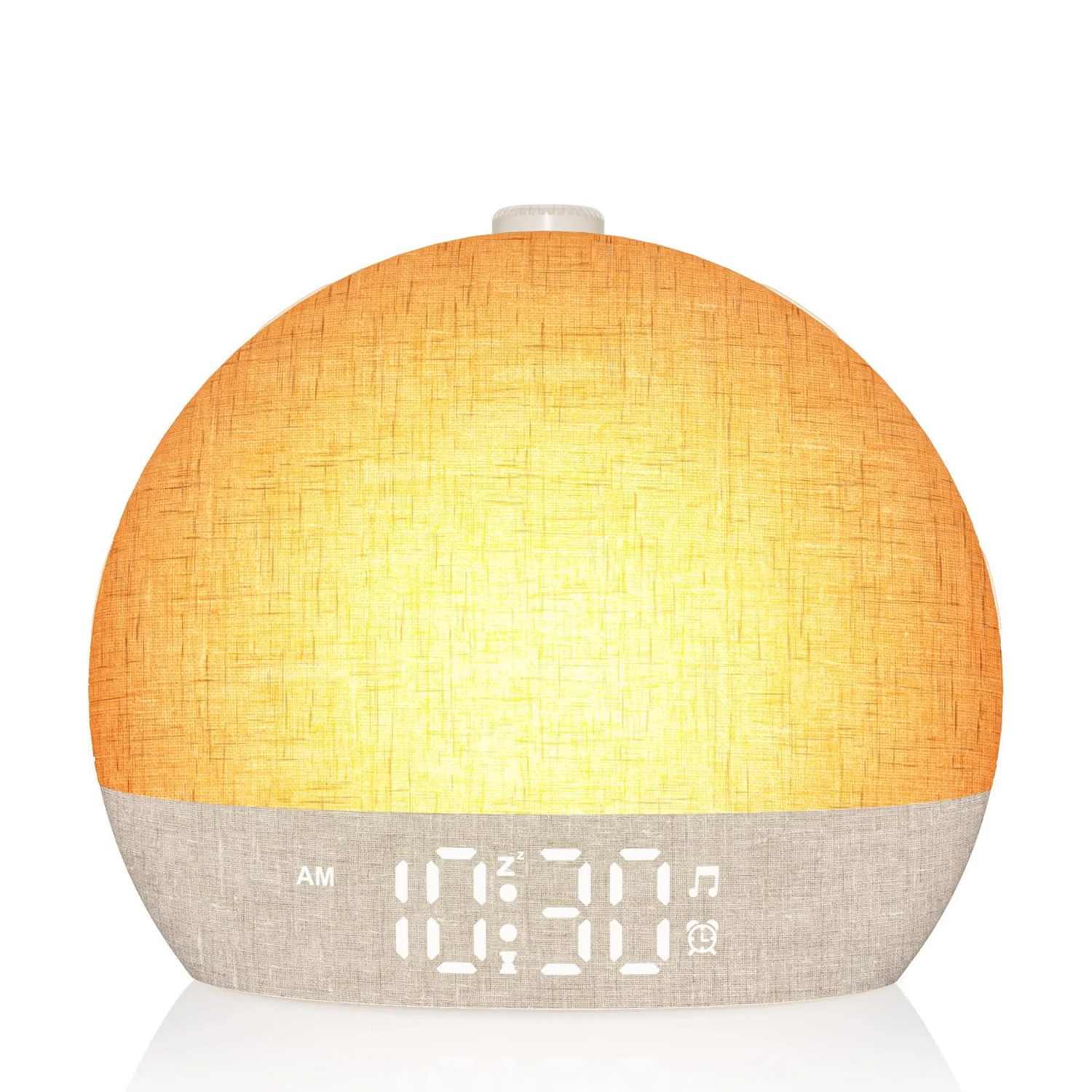 Hemispherical Smart Wake Up Alarm Clock with Timer Dimmable Night Light for Bedroom