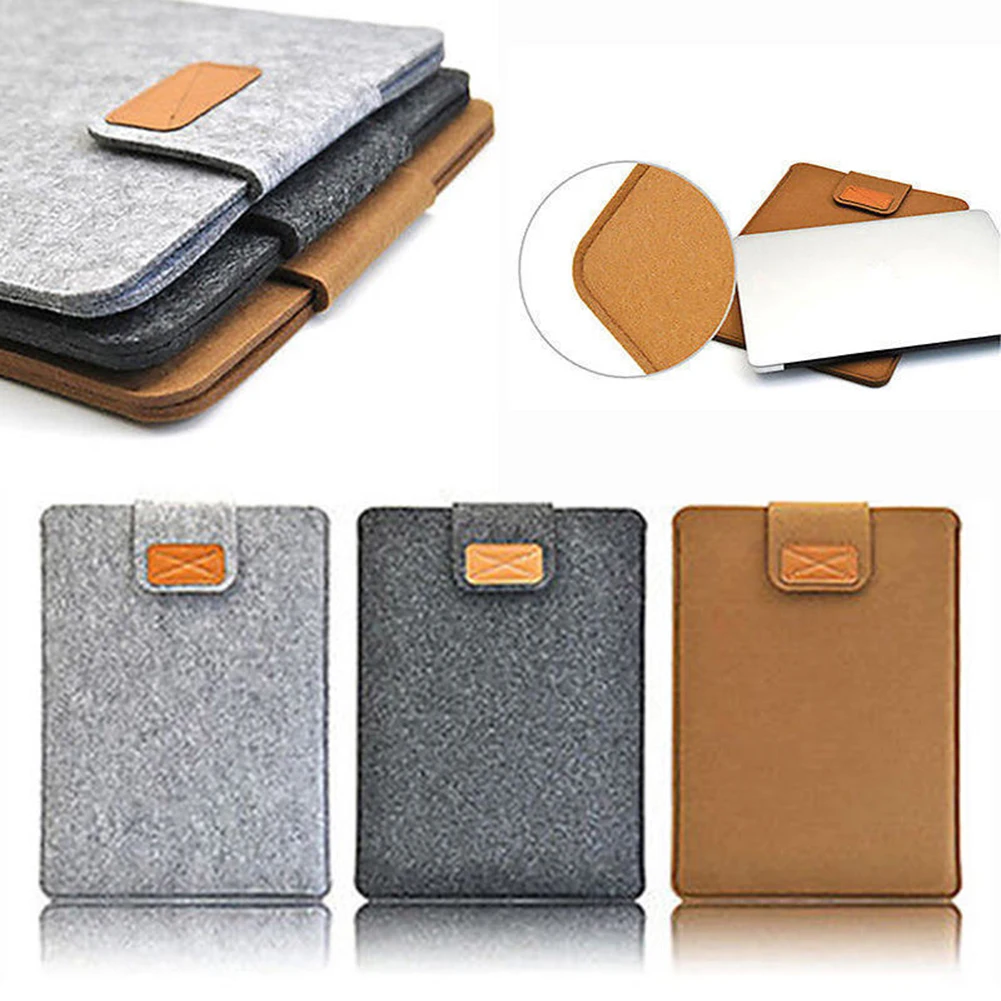 Waterproof Felt Protector Case Laptop Bag Tablet Storage Bag Protection Case Computer Pouch Case