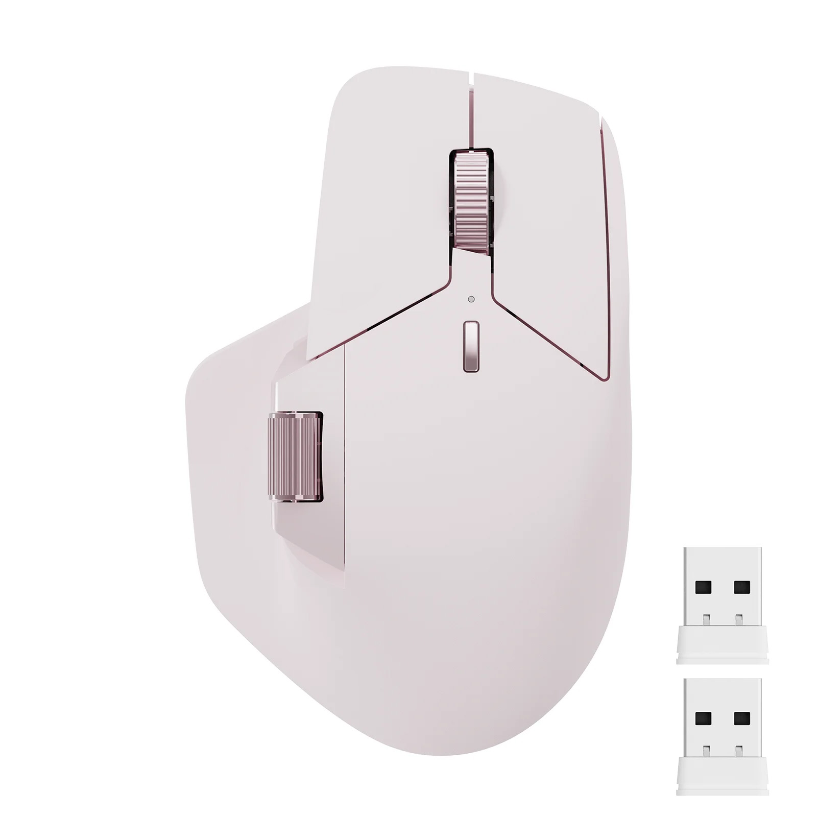 Rechargeable Multi-Mode Bluetooth Wireless Mouse Ergonomic 4000 DPI Support Up To 4 Devices