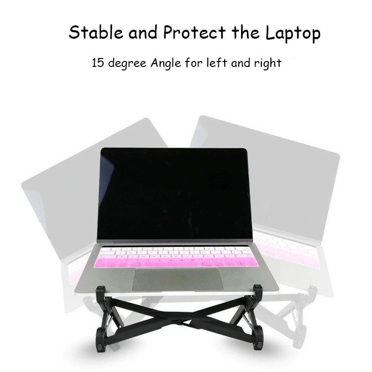 Adjustable Foldable Laptop Plastic Vertical Computer Stand Folding