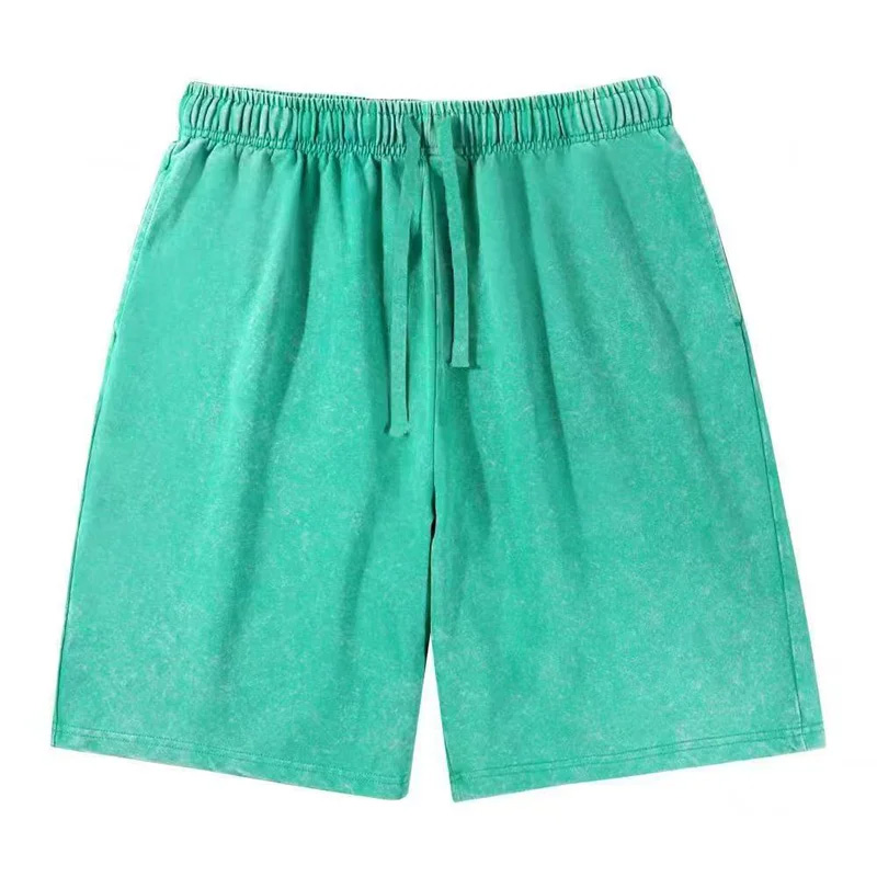 Men's Casual Retro Washed Shorts ...