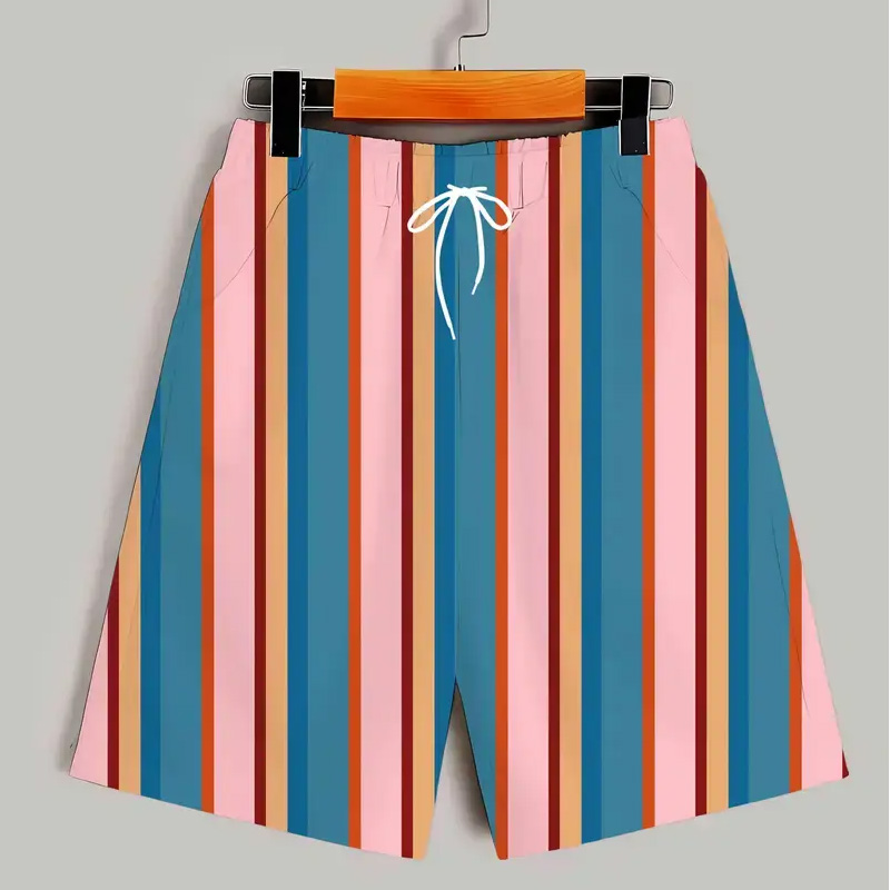 Men's Casual 3D Printed Shorts