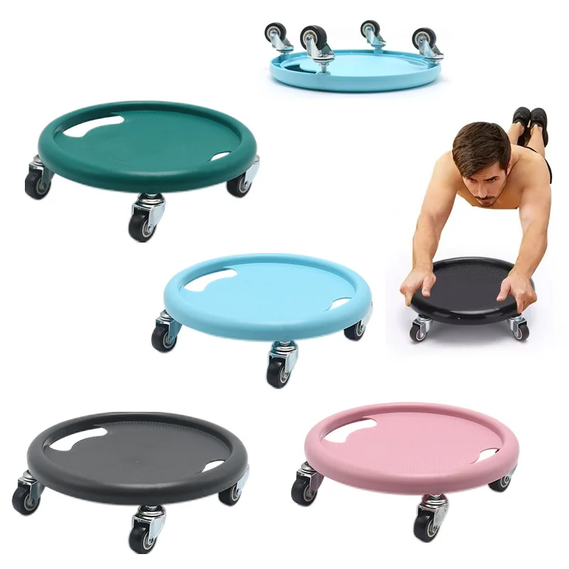Abdominal Disc Wheel Training Gym Abs Belly Exercising Fitness