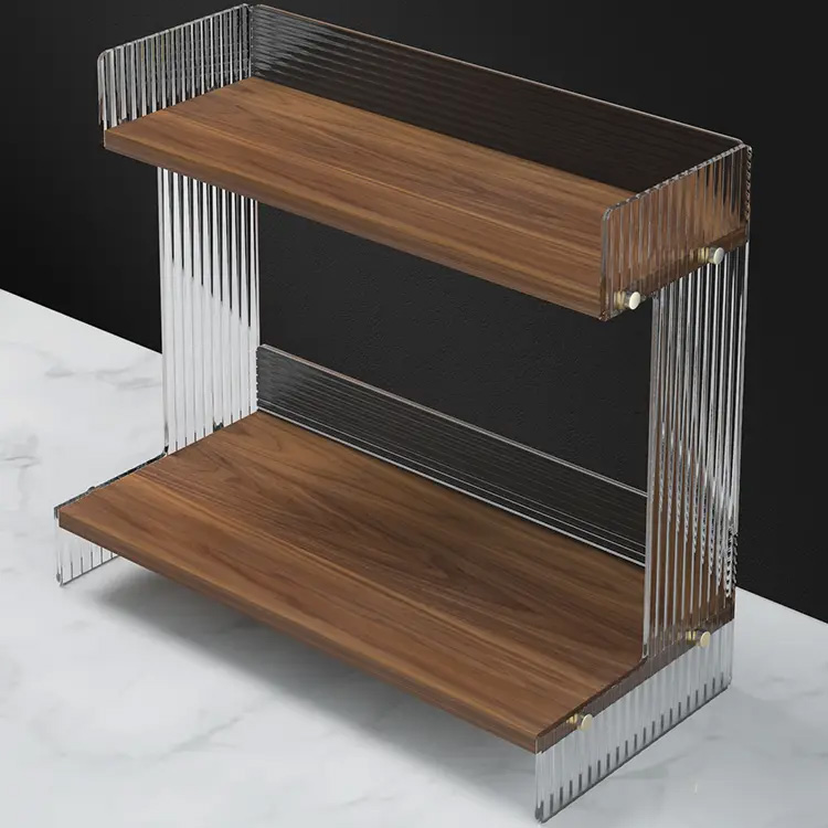 Bathroom Vanity Shelf Cosmetics Shelf Bathroom Vanity Skincare Desktop Storage Box Bathroom Organizer