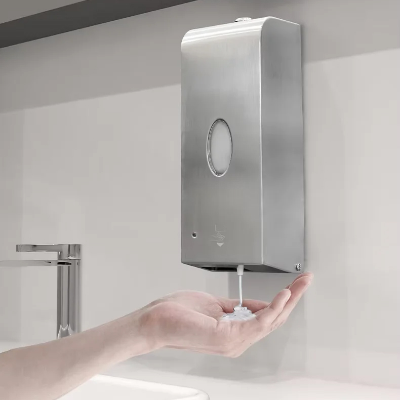 Automatic Sensor Stainless Steel Liquid Soap Dispe...