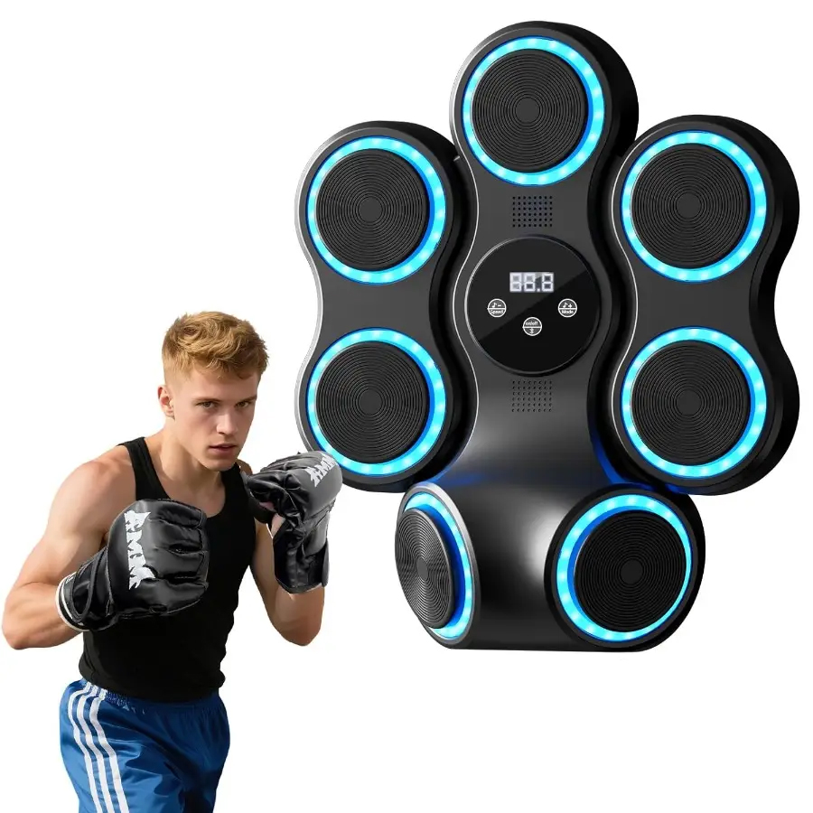 Boxing Machine for Adults Interactive Punching Trainer Large Size Wall Mounted Electronic Boxing Target