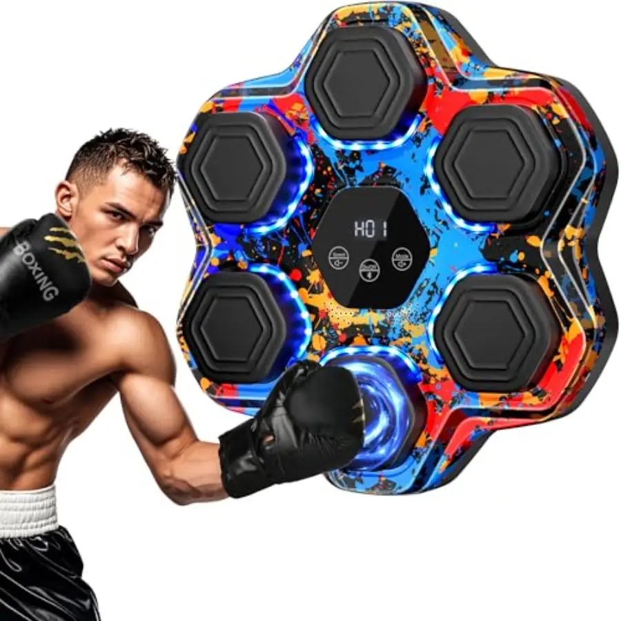 Music Boxing Machine Smart Bluetooth Boxing Machine Wall Mounted Music Punching Trainer