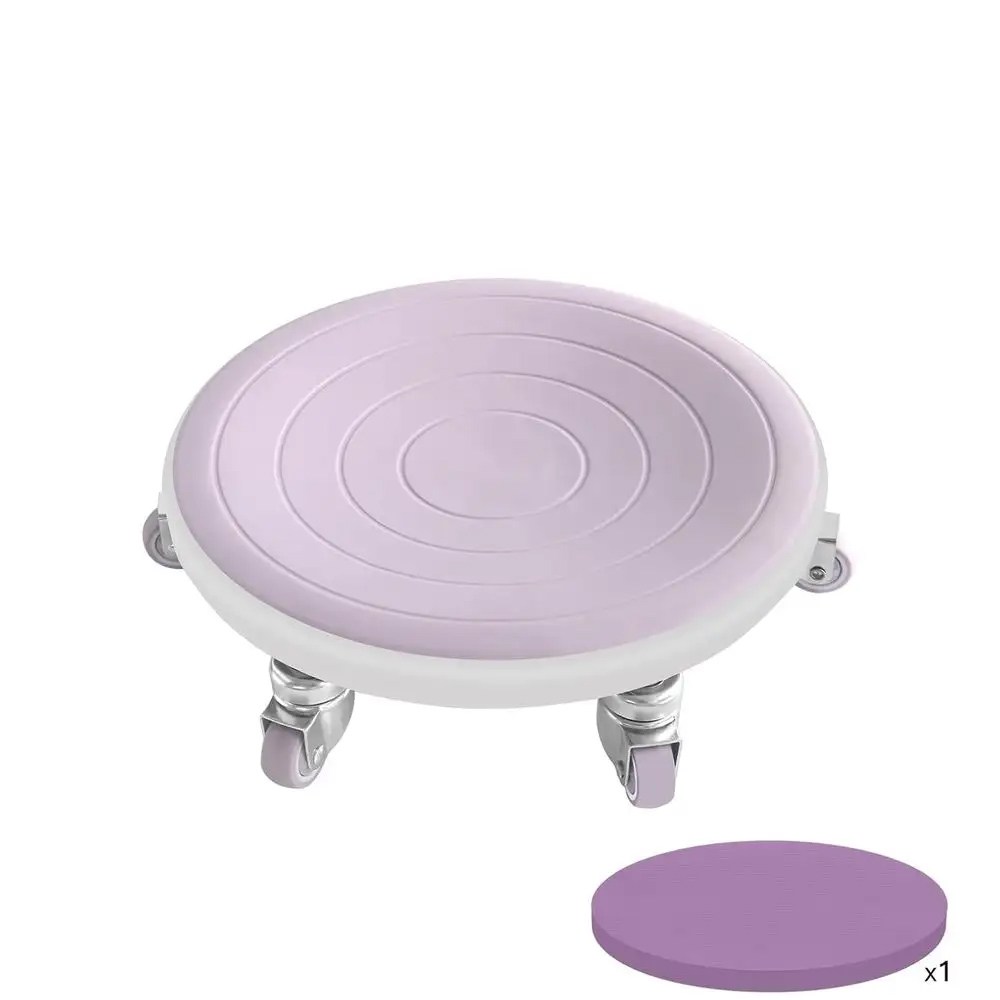 360° Silent Ab Roller With Knee Pads For Core & Abdominal Strength Training At Home