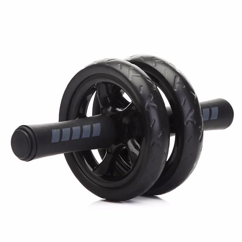 Double-Wheel Wheel Gym Ab Equipment Exercise Out Fitness Abdominal Mute Roller
