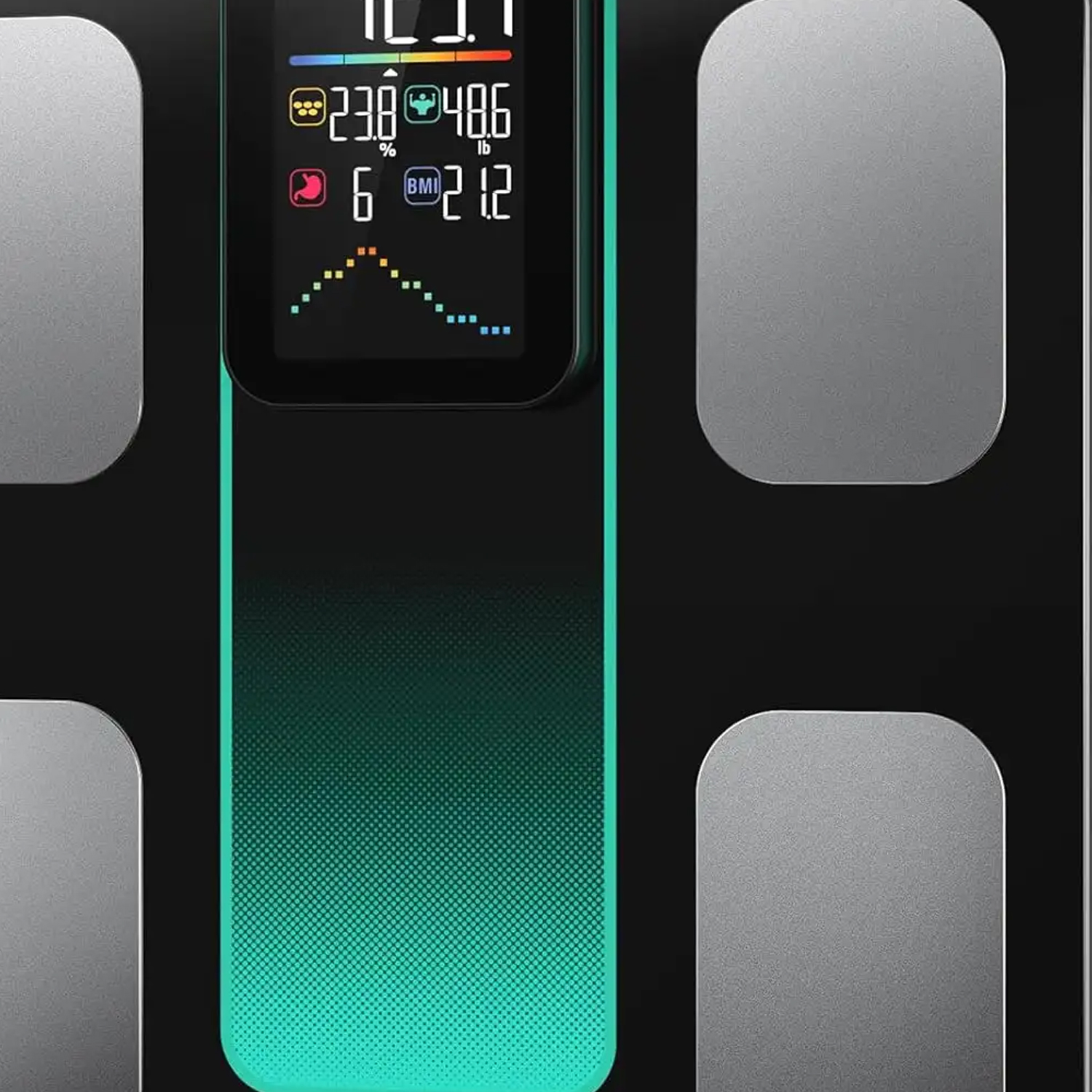 The Smart Body Fat Scale Is Equipped With Dual-Frequency Bioelectrical Impedance Analysis