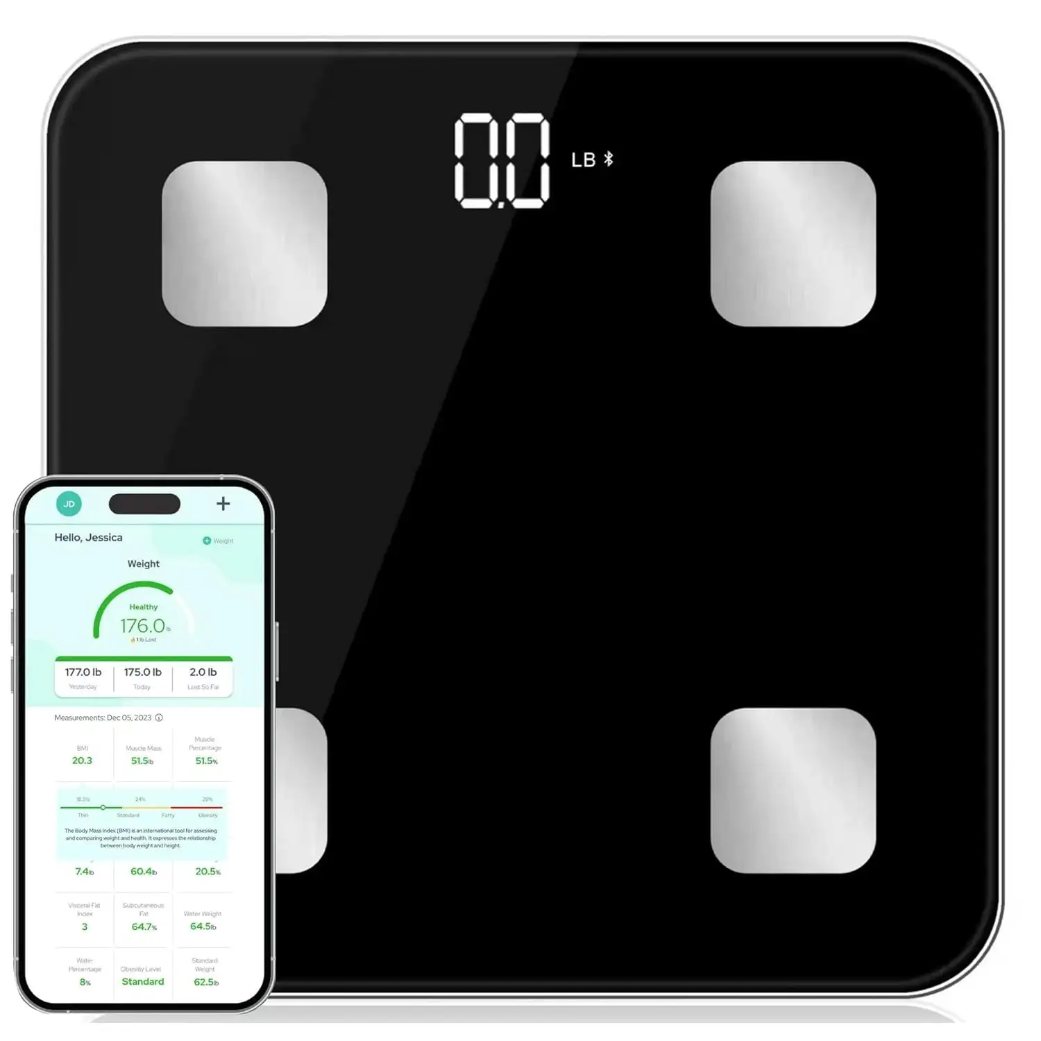 Smart Bluetooth Scales Can Track Weight Body Fat P...