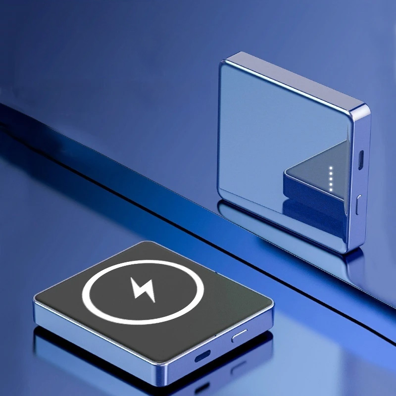 Power Bank Wireless Magnetic Powerbank Ultra Thin External Battery