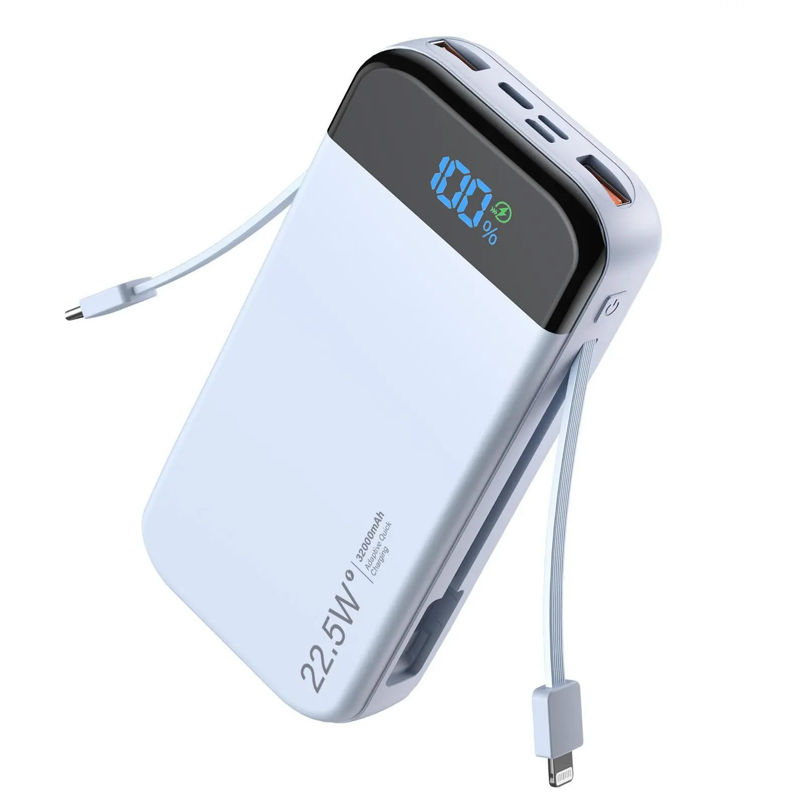 Power Bank Fast Charging Portable External Charger With LED Display