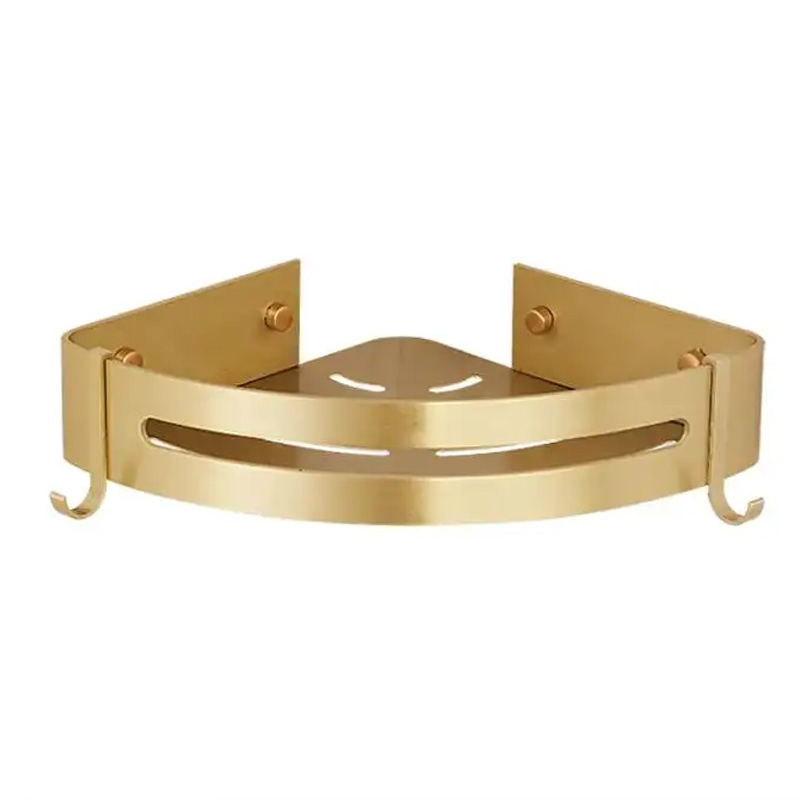 Corner Shelf Wall Mounted Bathroom Shelf Aluminum ...