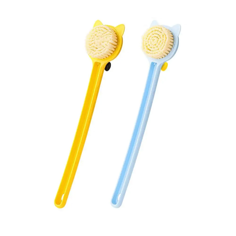 Cartoon Style Bath Brush With Long Handle Hanging ...