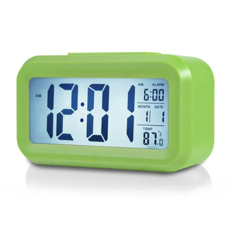 Alarm Clock Smart Temperature Cute Photosensitive ...