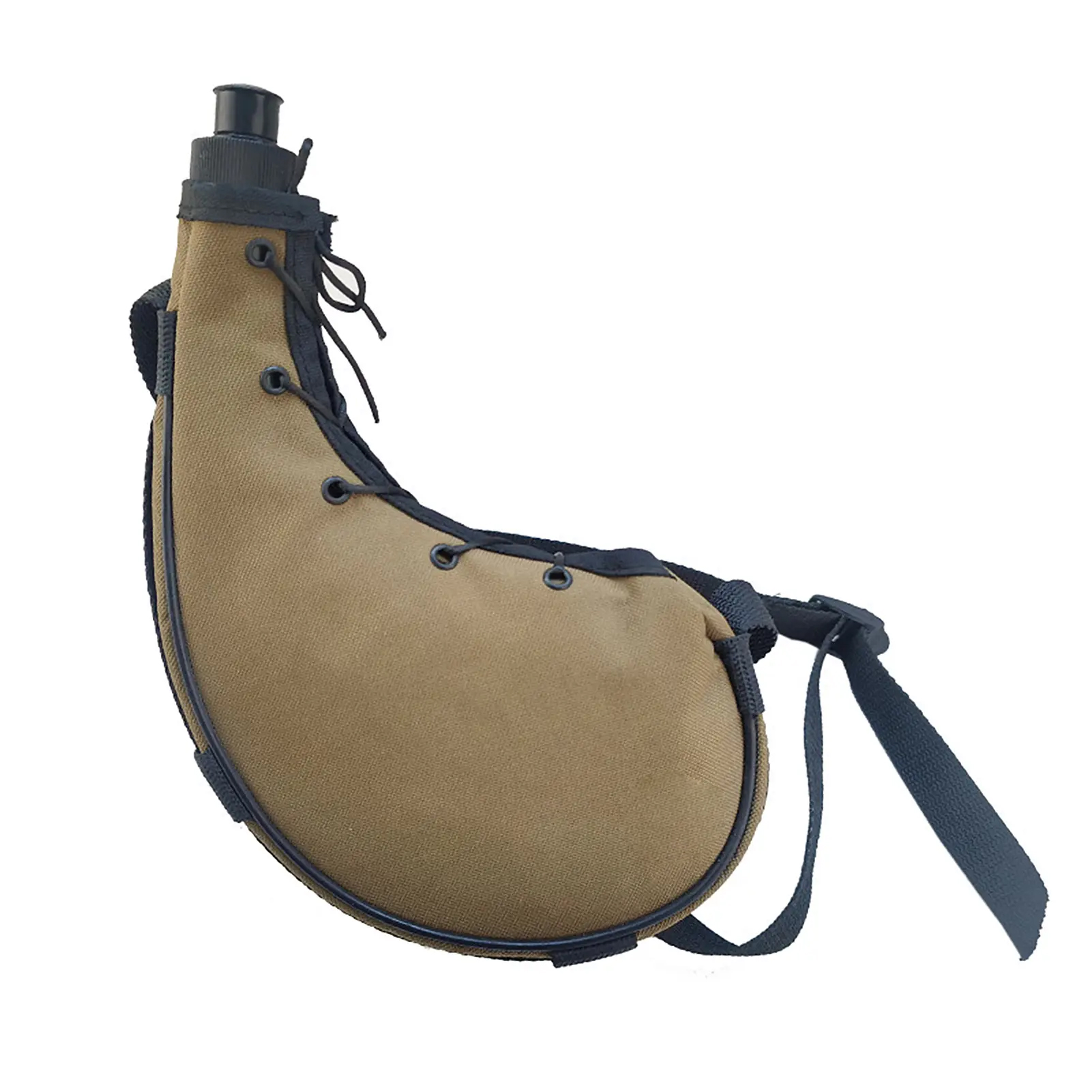 Outdoor Sports Water Bottle With Shoulder Strap Camping Kettle For Hiking, Backpacking And Outdoor Activities